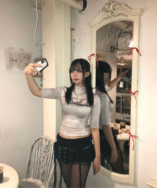 GILAARCHIVE(ギラアーカイブ)の「BOLD LOGO POCKET KNIT SHORTS_BLACK(その他パンツ・レディース・ブラック・FREE)」の12枚目の写真