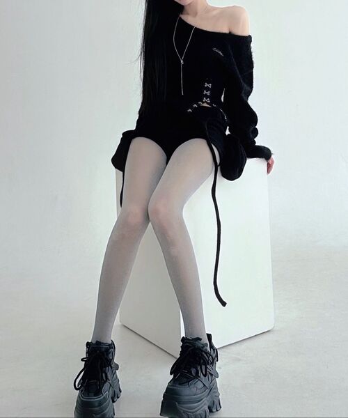 GILAARCHIVE(ギラアーカイブ)の「BOLD LOGO POCKET KNIT SHORTS_BLACK(その他パンツ・レディース・ブラック・FREE)」の14枚目の写真