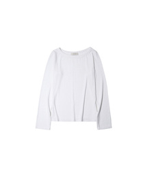 SIYAZU（シヤジュ）の「SITP5120 Boat Neck Ultensel T-Shirt_Ivory（Tシャツ/カットソー）」