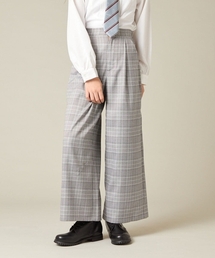 a.v.v（アーヴェヴェ）の「[150-160]【卒服】タックワイドパンツ（スーツパンツ）」