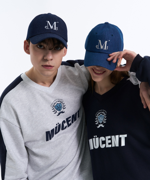MUCENT(ムセント)の「シグネチャーボールキャップ(ミディアムブルーデニム)(キャップ・レディース・インディゴブルー・FREE)」の7枚目の写真