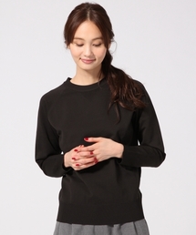 GLOBAL WORK | ポリエステルクルーニットプルオーバー長袖/708313(ニット/セーター)