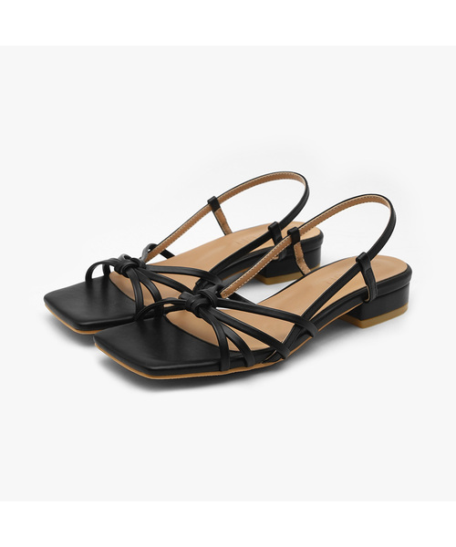 SAPPUN(サプン)の「Kimer ストラップ フラットサンダル (2cm)(サンダル・レディース・ブラック/ホワイト/ブラウン/ベージュ/シルバー・22.5cm/23cm/23.5cm/24cm/24.5cm/25cm/25.5cm)」の3枚目の写真