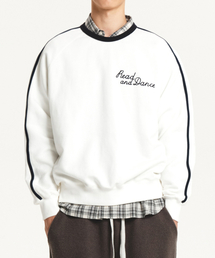 GARDEN EXPRESS（ガーデンエクスプレス）の「Line Detail Lettering Sweatshirt (white)（スウェット）」