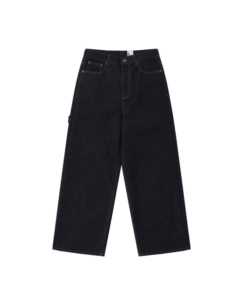 KASHIKO（カシコ）の「Embroied Nonfade Denim Pants Blue（デニムパンツ・レディース・その他・MEDIUM/SMALL）」の2枚目の写真