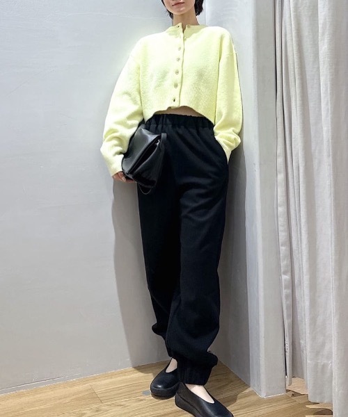 セール】ヘムギャザーフォルムパンツ（スウェットパンツ）｜STYLEMIXER