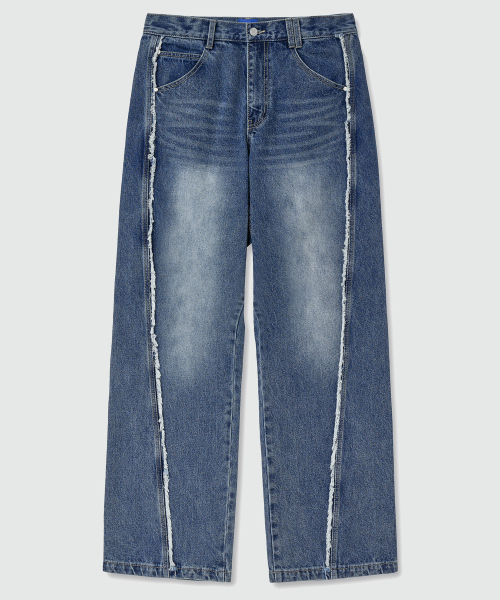 DECET（デケト）の「Curved Wide Jeans DCPT033SCBlueB（デニムパンツ・レディース・その他・26/28/30/32/34）」の9枚目の写真