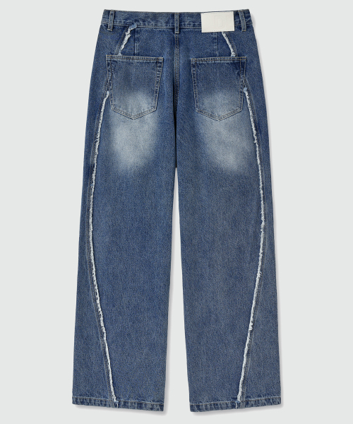 DECET（デケト）の「Curved Wide Jeans DCPT033SCBlueB（デニムパンツ・レディース・その他・26/28/30/32/34）」の10枚目の写真