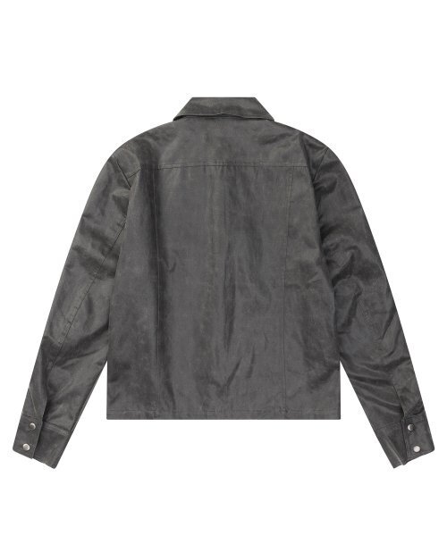 SUNDAY FRUIT MARKET(サンデーフルーツマーケット)の「COSMIC FAUX LEATHER JACKET CHARCOAL(ライダースジャケット・メンズ・その他・MEDIUM/LARGE)」の3枚目の写真