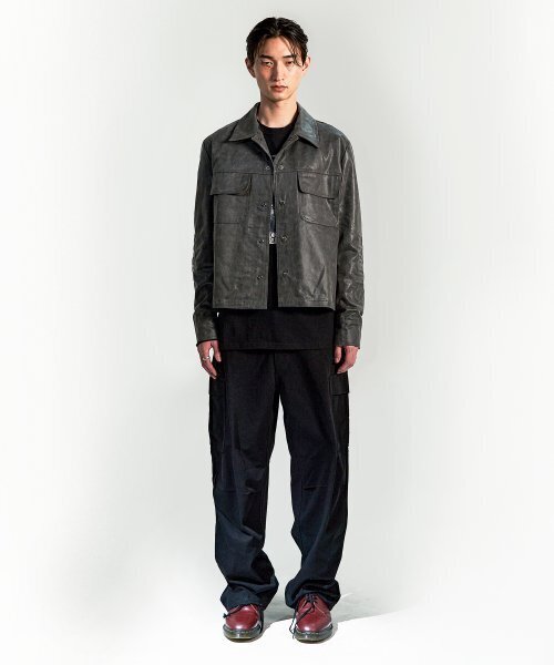 SUNDAY FRUIT MARKET(サンデーフルーツマーケット)の「COSMIC FAUX LEATHER JACKET CHARCOAL(ライダースジャケット・メンズ・その他・MEDIUM/LARGE)」の8枚目の写真