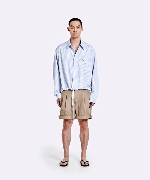 51%(フィフティーワンパーセント)の「バンディングシャツ - ストライプ(シャツ/ブラウス・メンズ・その他・LARGE/MEDIUM)」の2枚目の写真