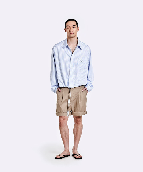 51%(フィフティーワンパーセント)の「バンディングシャツ - ストライプ(シャツ/ブラウス・メンズ・その他・LARGE/MEDIUM)」の4枚目の写真