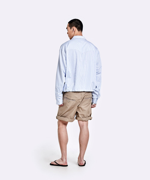 51%(フィフティーワンパーセント)の「バンディングシャツ - ストライプ(シャツ/ブラウス・メンズ・その他・LARGE/MEDIUM)」の6枚目の写真