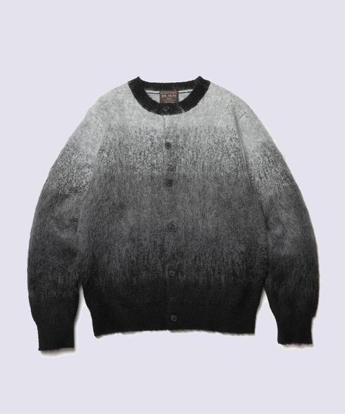 MR.OLIVE（ミスターオリーブ）の「【MR.OLIVE】GRADATION MOHAIR KNIT /6-BUTTON CARDIGAN（ニット/セーター・メンズ・ネイビー/ブラック・L/M）」の3枚目の写真