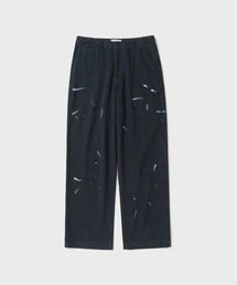MOSS DRILL HAND-PAINTED CHINO PANTS (NAVY)
