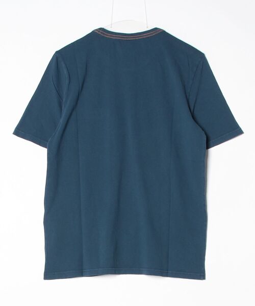 Nudie Jeans（ヌーディージーンズ）の「Nudie Jeans/ヌーディージーンズ Ricky Pocket / ポケットTシャツ / Blue（Tシャツ/カットソー・メンズ・ブルー・S/M/L/XL）」の2枚目の写真