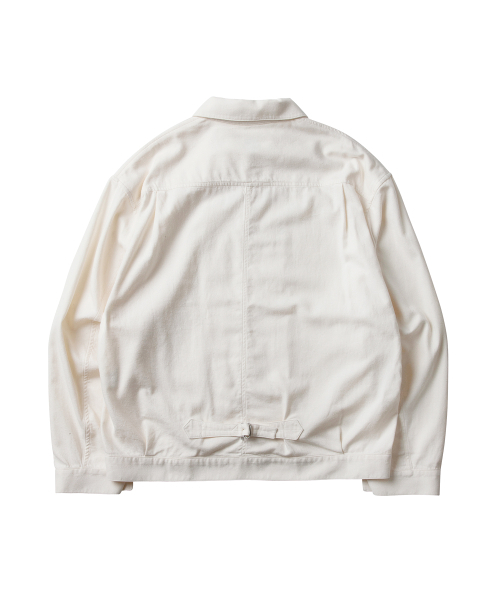 DGRE（ディグレ）の「シルクネックブラウスジャケットクリーム（デニムジャケット・メンズ・その他・LARGE）」の3枚目の写真