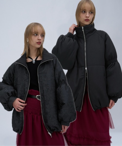 HARE（ハレ）の「2WAYエアサーマルリバーシブルブルゾン(HARE)（ブルゾン・レディース・ブラック/ネイビー/パープル・FREE）」の2枚目の写真