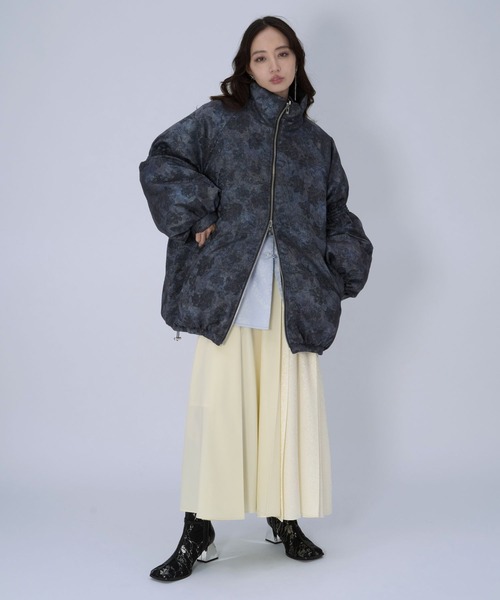 HARE（ハレ）の「2WAYエアサーマルリバーシブルブルゾン(HARE)（ブルゾン・レディース・ブラック/ネイビー/パープル・FREE）」の5枚目の写真