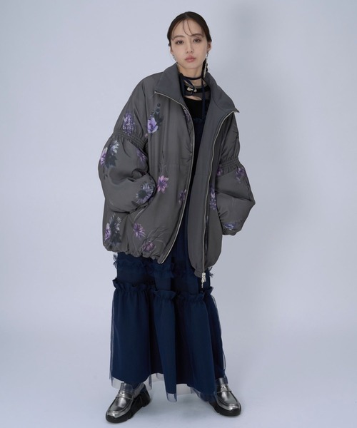 HARE（ハレ）の「2WAYエアサーマルリバーシブルブルゾン(HARE)（ブルゾン・レディース・ブラック/ネイビー/パープル・FREE）」の10枚目の写真