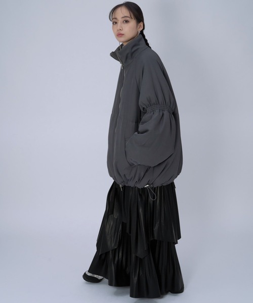 HARE（ハレ）の「2WAYエアサーマルリバーシブルブルゾン(HARE)（ブルゾン・レディース・ブラック/ネイビー/パープル・FREE）」の11枚目の写真