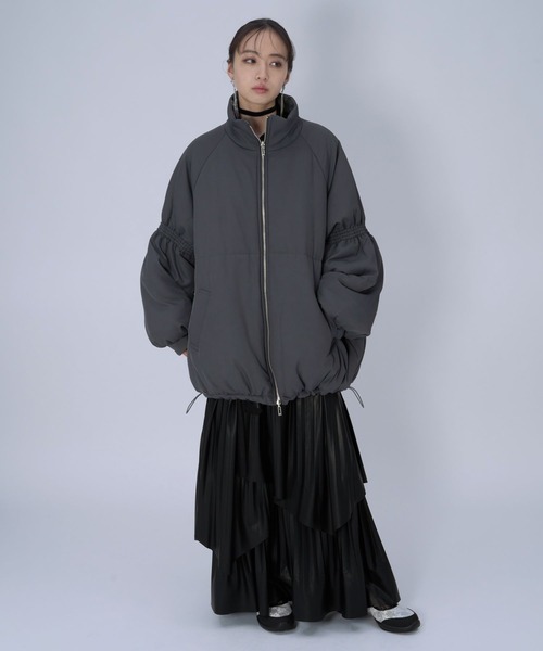 HARE（ハレ）の「2WAYエアサーマルリバーシブルブルゾン(HARE)（ブルゾン・レディース・ブラック/ネイビー/パープル・FREE）」の12枚目の写真