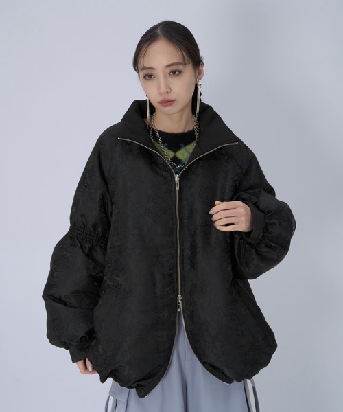 HARE（ハレ）の「2WAYエアサーマルリバーシブルブルゾン(HARE)（ブルゾン・レディース・ブラック/ネイビー/パープル・FREE）」の13枚目の写真