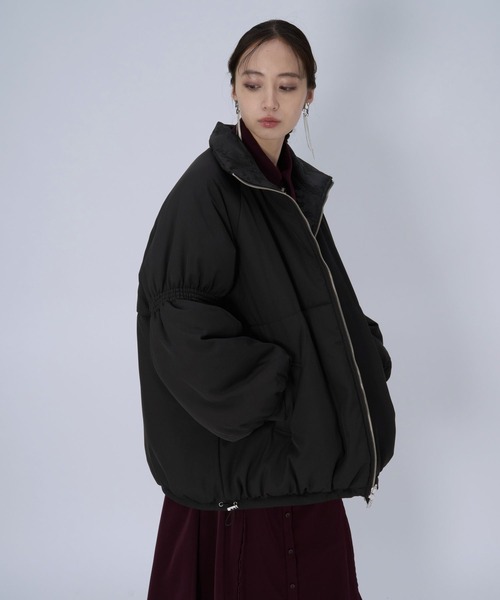 HARE（ハレ）の「2WAYエアサーマルリバーシブルブルゾン(HARE)（ブルゾン・レディース・ブラック/ネイビー/パープル・FREE）」の16枚目の写真