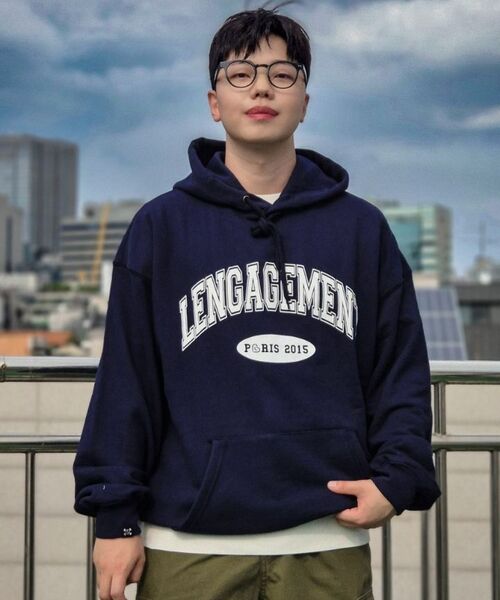 LENGAGEMENT（ランガージュマン）の「アーチロゴフードパーカー[グレー]（パーカー・レディース・その他・MEDIUM/LARGE/X-LARGE）」の10枚目の写真