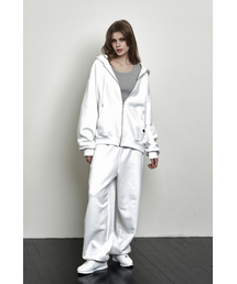 PLAIN BASIC SWEATPANTS WHITE