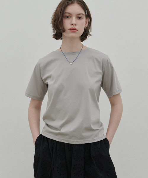 320SHOWROOM(320ショールーム)の「Nevan Silket Metal Tee Light Gray(Tシャツ/カットソー・レディース・ライトグレー・FREE)」の1枚目の写真