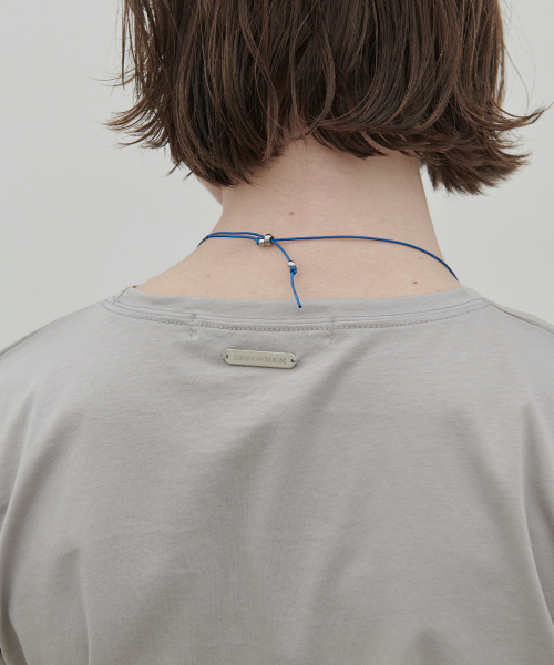 320SHOWROOM(320ショールーム)の「Nevan Silket Metal Tee Light Gray(Tシャツ/カットソー・レディース・ライトグレー・FREE)」の2枚目の写真