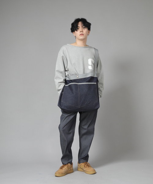 SAINTCREW（セントクルー）の「ペンタゴンポケット ビッグサイズ クロスバッグ PPC-115 インディゴデニム（メッセンジャーバッグ・メンズ・その他・フリー）」の8枚目の写真