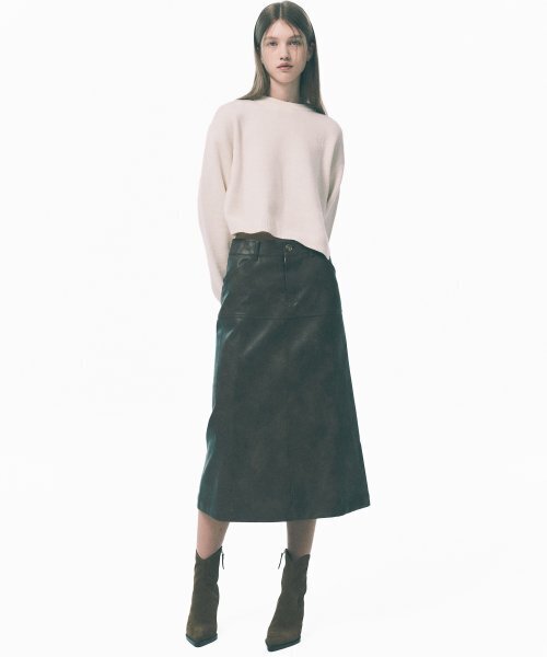 RACLEUR（ラクレール）の「パネルレイヤーロングスカート [LEATHER]（スカート・レディース・その他・SMALL/MEDIUM）」の6枚目の写真