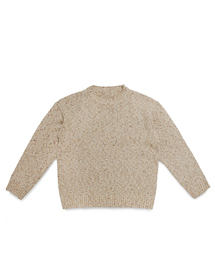 Brison Mild Round Knit Sweater Beige