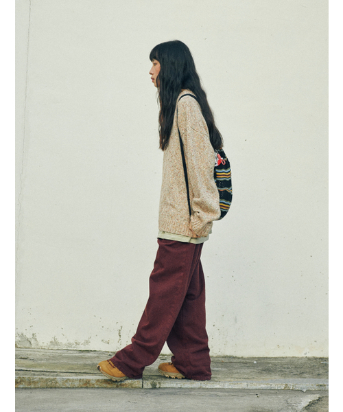 FLATWAVE IN SEOUL(フラットウェーブインソウル)の「Brison Mild Round Knit Sweater Beige(ニット/セーター・メンズ・その他・SMALL/MEDIUM/LARGE)」の4枚目の写真