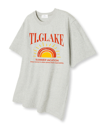 ベケーションサン オーバーサイズ 半袖Tシャツ オートミール