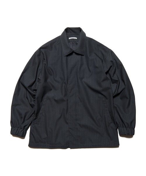 uniform experiment（ユニフォームエクスペリメント）の「STRETCH WOOL FLY FRONT BLOUSON（ブルゾン・メンズ・ブラック/A・1/5/4/3/2）」の2枚目の写真