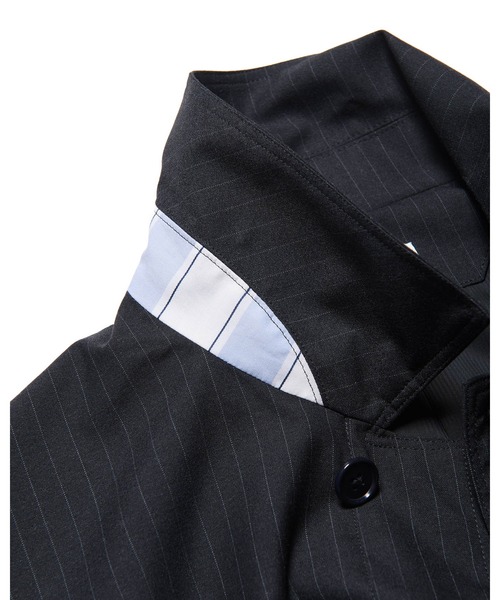 uniform experiment（ユニフォームエクスペリメント）の「STRETCH WOOL FLY FRONT BLOUSON（ブルゾン・メンズ・ブラック/A・1/5/4/3/2）」の5枚目の写真