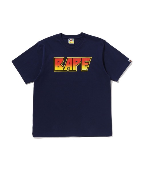 A BATHING APE(アベイシングエイプ)の「BAPE LOGO TEE(Tシャツ/カットソー・メンズ・アイボリー/パープル/ネイビー・XX-LARGE/XXX-LARGE/LARGE/X-LARGE/SMALL/MEDIUM)」の3枚目の写真