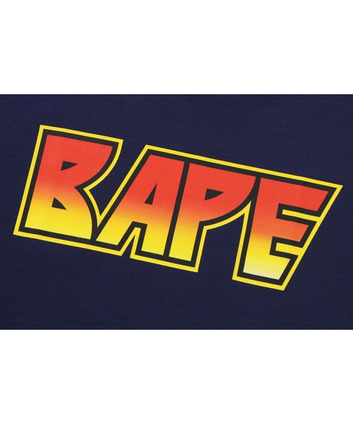 A BATHING APE(アベイシングエイプ)の「BAPE LOGO TEE(Tシャツ/カットソー・メンズ・アイボリー/パープル/ネイビー・XX-LARGE/XXX-LARGE/LARGE/X-LARGE/SMALL/MEDIUM)」の8枚目の写真