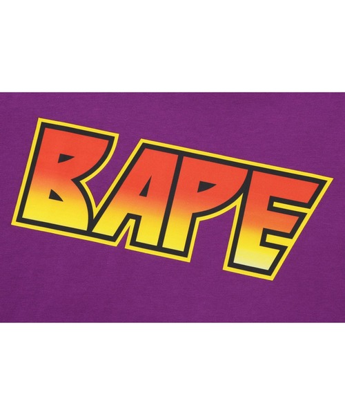 A BATHING APE(アベイシングエイプ)の「BAPE LOGO TEE(Tシャツ/カットソー・メンズ・アイボリー/パープル/ネイビー・XX-LARGE/XXX-LARGE/LARGE/X-LARGE/SMALL/MEDIUM)」の9枚目の写真