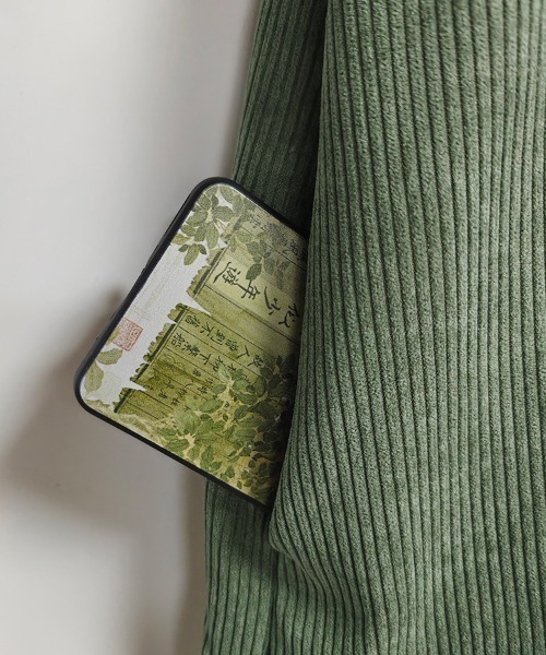 ONEP STAR（ワンピスター）の「裏起毛コーデュロイシャツワンピース（シャツワンピース・レディース・グリーン/ダークブラウン/ブラック/ブラウン・MEDIUM/LARGE/X-LARGE）」の5枚目の写真