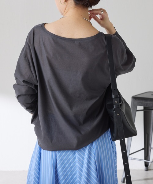 COLLAGE GALLARDAGALANTE（コラージュガリャルダガランテ）の「シアードルマンフォトT（Tシャツ/カットソー・レディース・オフホワイト/チャコールグレー・FREE）」の14枚目の写真