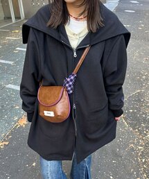 ウール混カデットコート