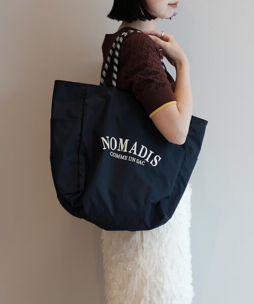 NOMADIS（ノマディス）の「NOMADIS（ノマディス）【別注】SAC2 トートバッグ（トートバッグ・レディース・ブラウン系その他/ブラック/ネイビー・00）」の6枚目の写真