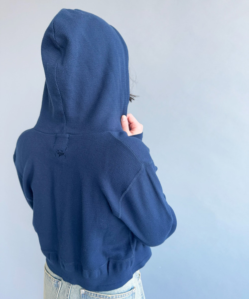 Faith（-）の「【FAITH×LULU】cotton Thermal hoodie cardigan（Tシャツ/カットソー・レディース・イエロー/ネイビー/ピンク・FREE）」の15枚目の写真