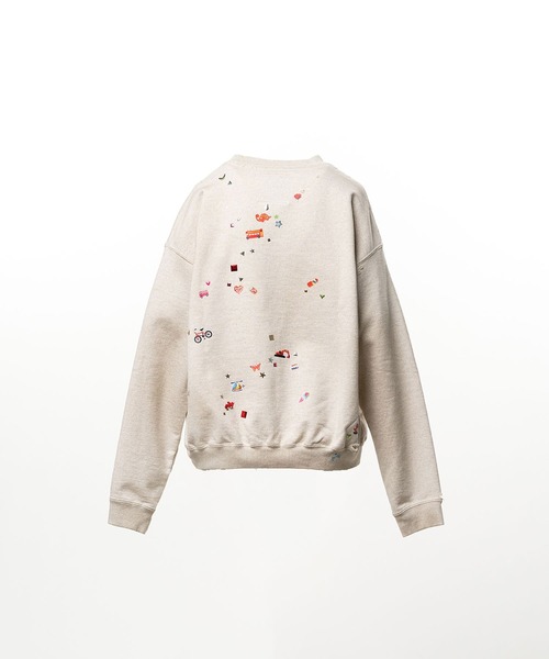 Maison MIHARA YASUHIRO(メゾンミハラヤスヒロ)の「Kids Sticker Printed Sweatshirt(スウェット・レディース・ブラック/ホワイト・36/38/40)」の17枚目の写真