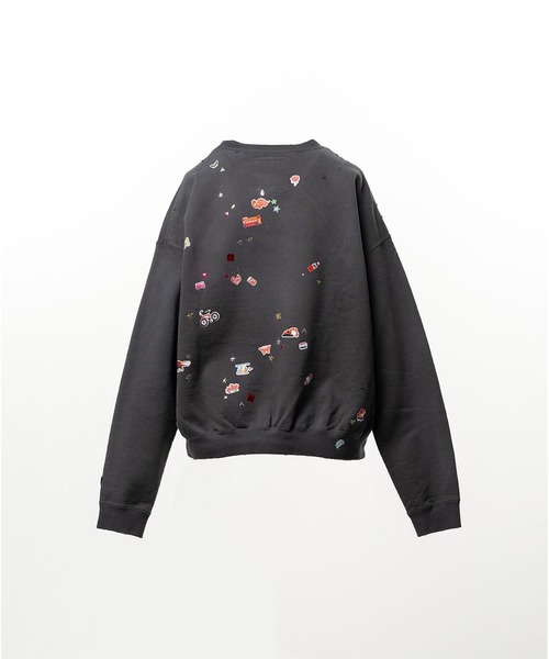 Maison MIHARA YASUHIRO(メゾンミハラヤスヒロ)の「Kids Sticker Printed Sweatshirt(スウェット・レディース・ブラック/ホワイト・36/38/40)」の18枚目の写真