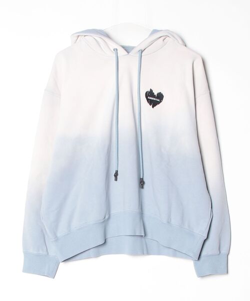 DOUBLE STANDARD CLOTHING(ダブルスタンダードクロージング)の「裏毛ケミカルスノーパーカー(パーカー・レディース・サックスブルー/ピンク・FREE)」の16枚目の写真
